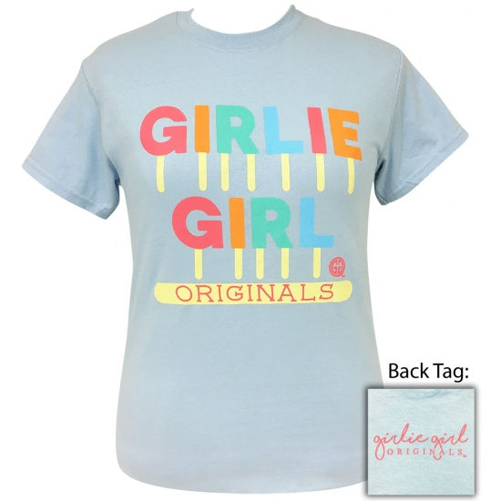 Sale Girlie Girl Originals Preppy Popsicle Light Blue T-Shirt - SimplyCuteTees