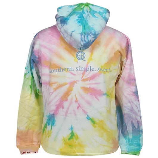 Girlie Girl Originals Logo Tie Dye Dream Long Sleeves Sweatshirt Hoodie - SimplyCuteTees
