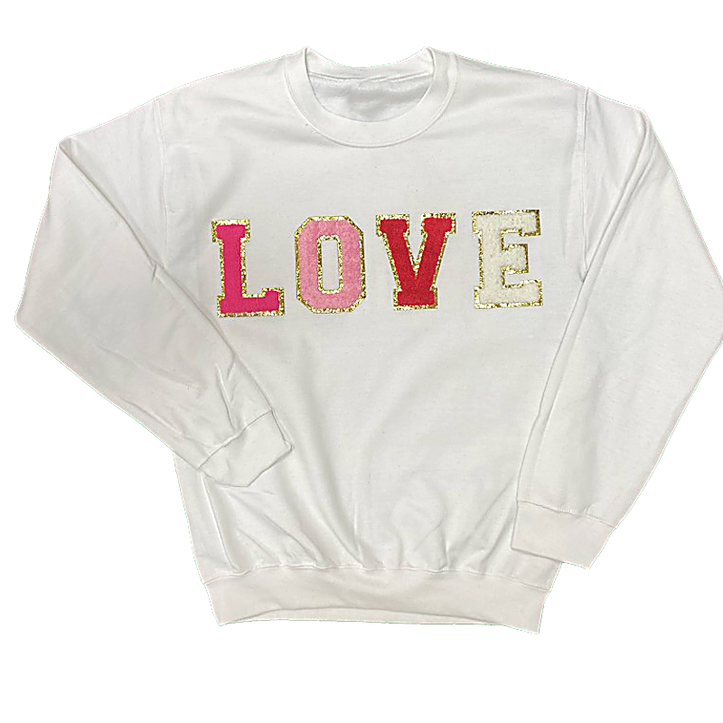 Girlie Girl Love Valentine Long Sleeve Sweatshirt