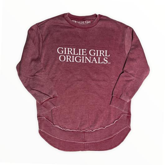 Girlie Girl Originals Logo Soft Sweatshirt Long Sleeves T Shirt