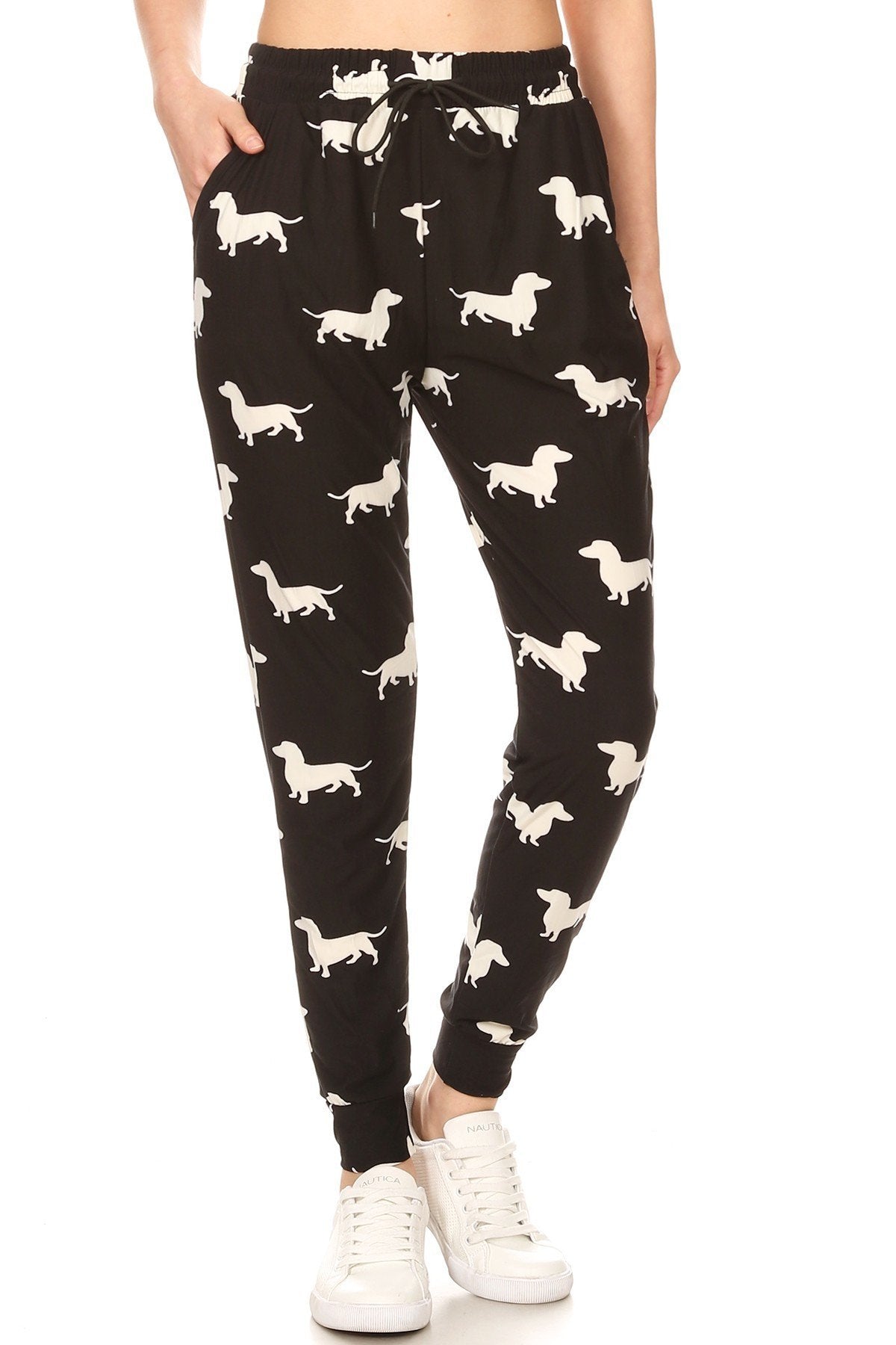 Dog Print Soft Lounge Jogger Pants - SimplyCuteTees