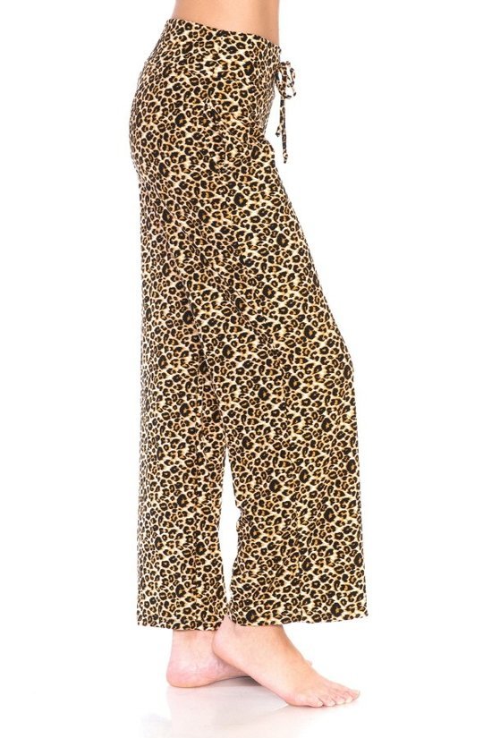 Leopard Print Soft Lounge Pajama Pants