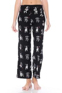 Dogs with Hearts Print Soft Lounge Pajama Pants