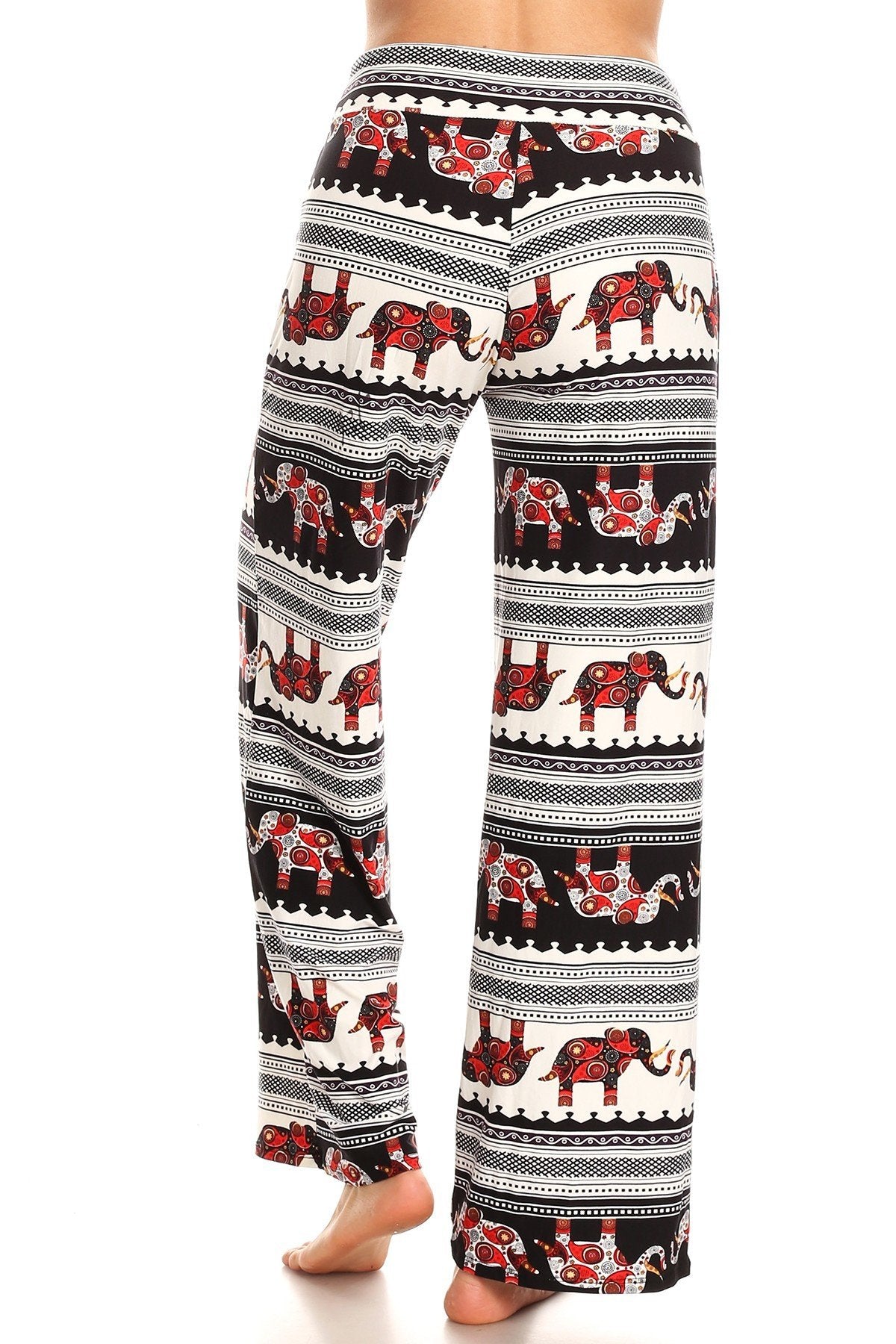 Elephant Print Comfortable Soft Lounge Pajama Pants - SimplyCuteTees