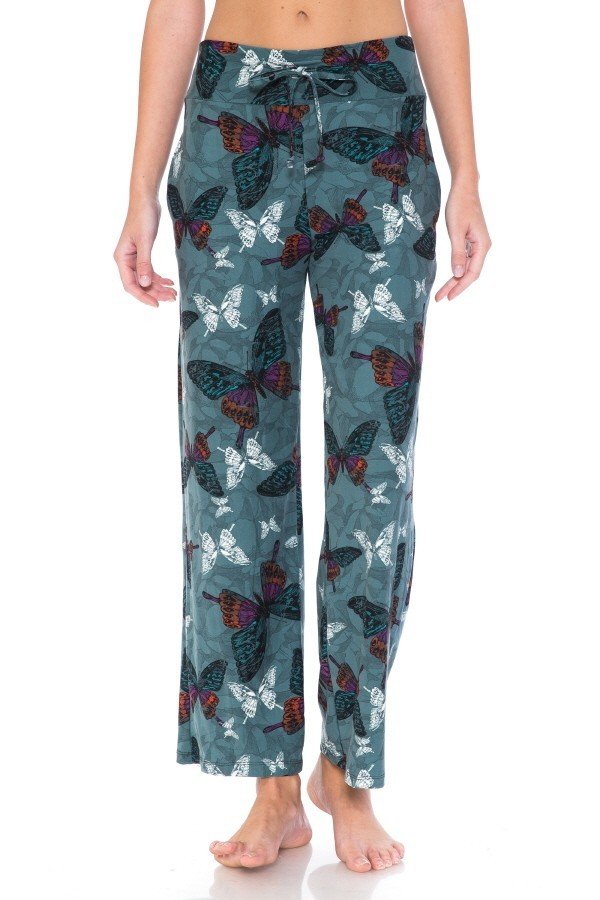 Butterfly Print Comfortable Soft Lounge Pajama Pants - SimplyCuteTees