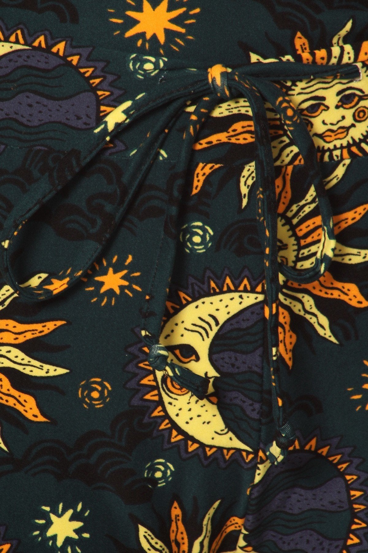 Sun &amp; Moon Print Comfortable Soft Lounge Pajama Pants - SimplyCuteTees
