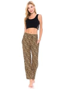 Leopard Print Soft Lounge Pajama Pants