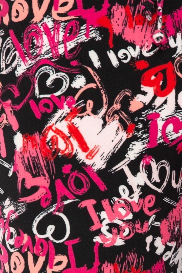 Love Print Comfortable Soft Lounge Pajama Pants