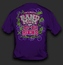 SALE Sweet Thing Funny Proud Band Mom My Kid Rocks Purple Girlie Bright T-Shirt - SimplyCuteTees