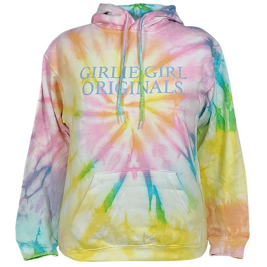 Girlie Girl Originals Logo Tie Dye Dream Long Sleeves Sweatshirt Hoodie - SimplyCuteTees