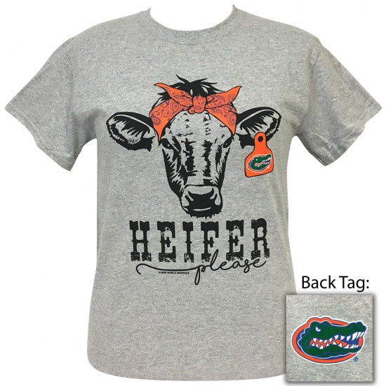 Florida Preppy Heifer Please Cow T-Shirt