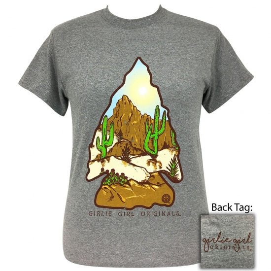 Girlie Girl Originals Preppy Arrowhead Heather T-Shirt - SimplyCuteTees