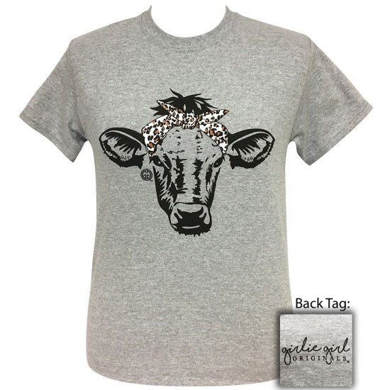 Girlie Girl Originals Preppy Bandana Cow T-Shirt