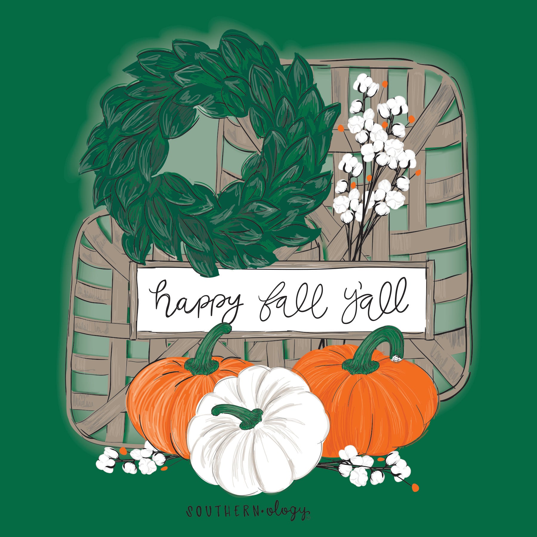 Southernology Happy Fall Y'all Comfort Colors T-Shirt