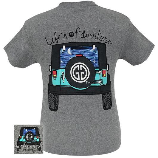 Girlie Girl Originals Preppy Life’s An Adventure T-Shirt - SimplyCuteTees