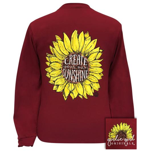 Girlie Girl Originals Preppy Create Your Own Sunshine Long Sleeve T-Shirt