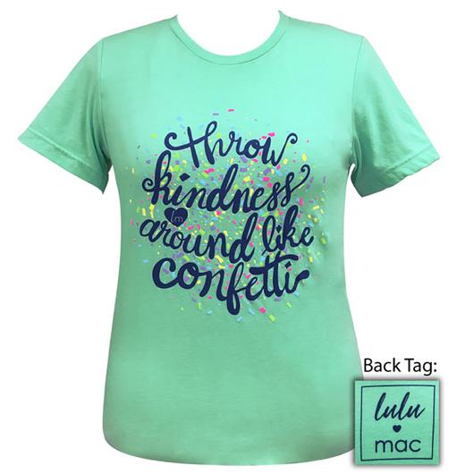 Girlie Girl Originals Lulu Mac Preppy Throw Kindness T-Shirt - SimplyCuteTees