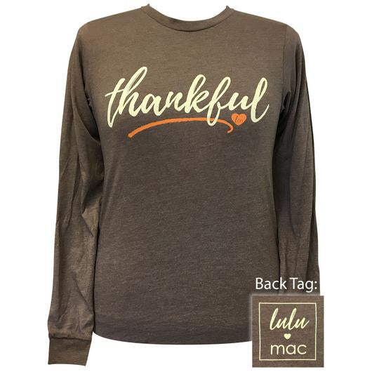 Girlie Girl Originals Lulu Mac Preppy Thankful T-Shirt - SimplyCuteTees