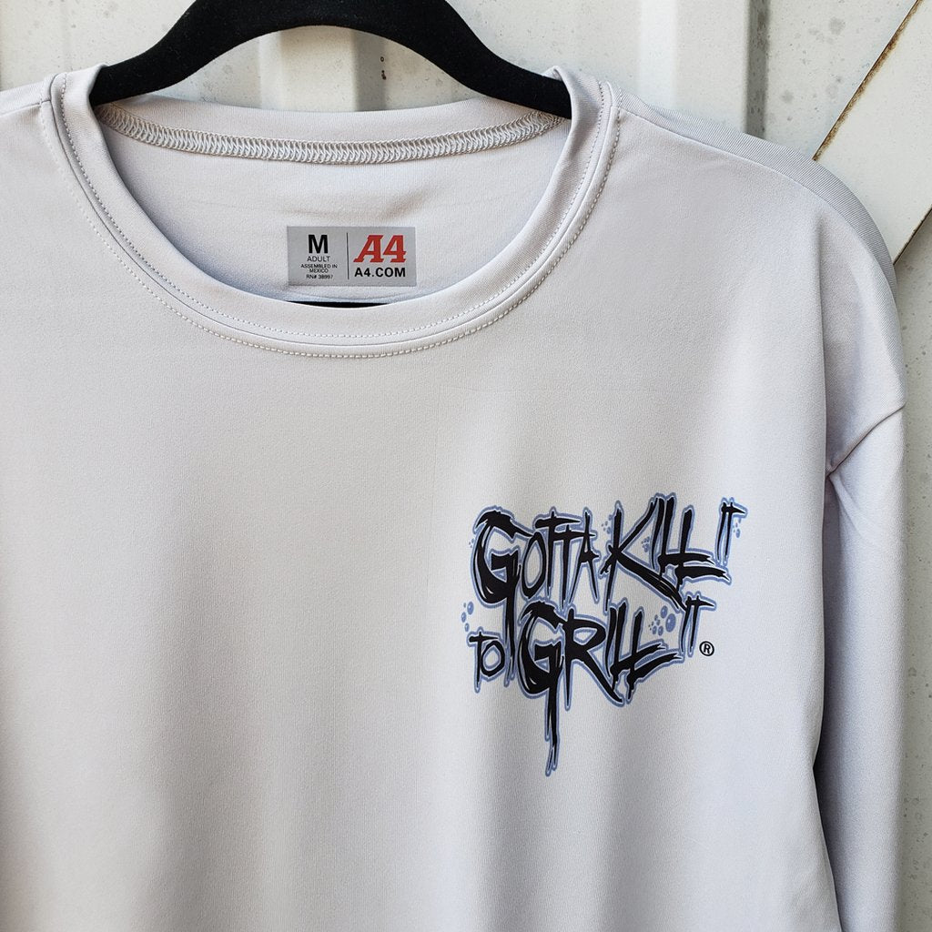 SALE Gotta Kill It To Grill It Rabbit Hunt Unisex Long Sleeve Performance T-Shirt