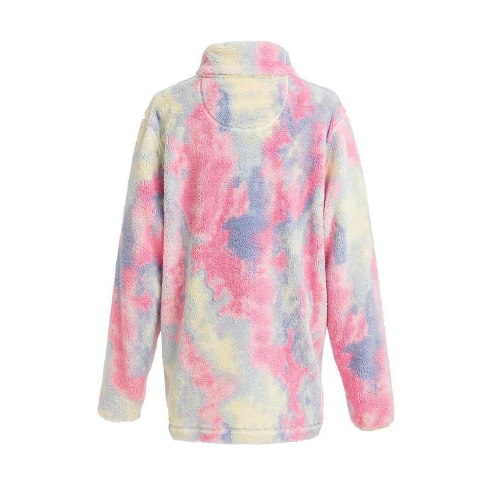 Katydid Preppy Pink Purple Tie Dye 3 Sherpa Pullover Jacket T-Shirt