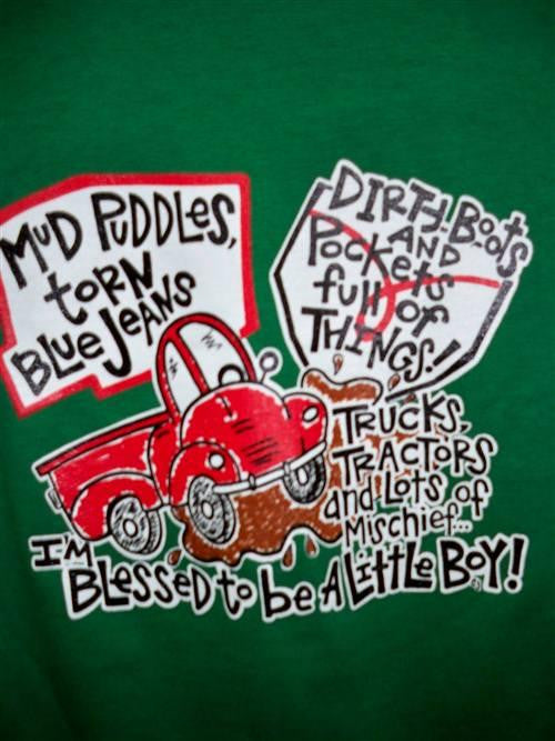 Southern Chaps Funny Truck Blessed Boy Youth Kids Bright T Shirt - SimplyCuteTees